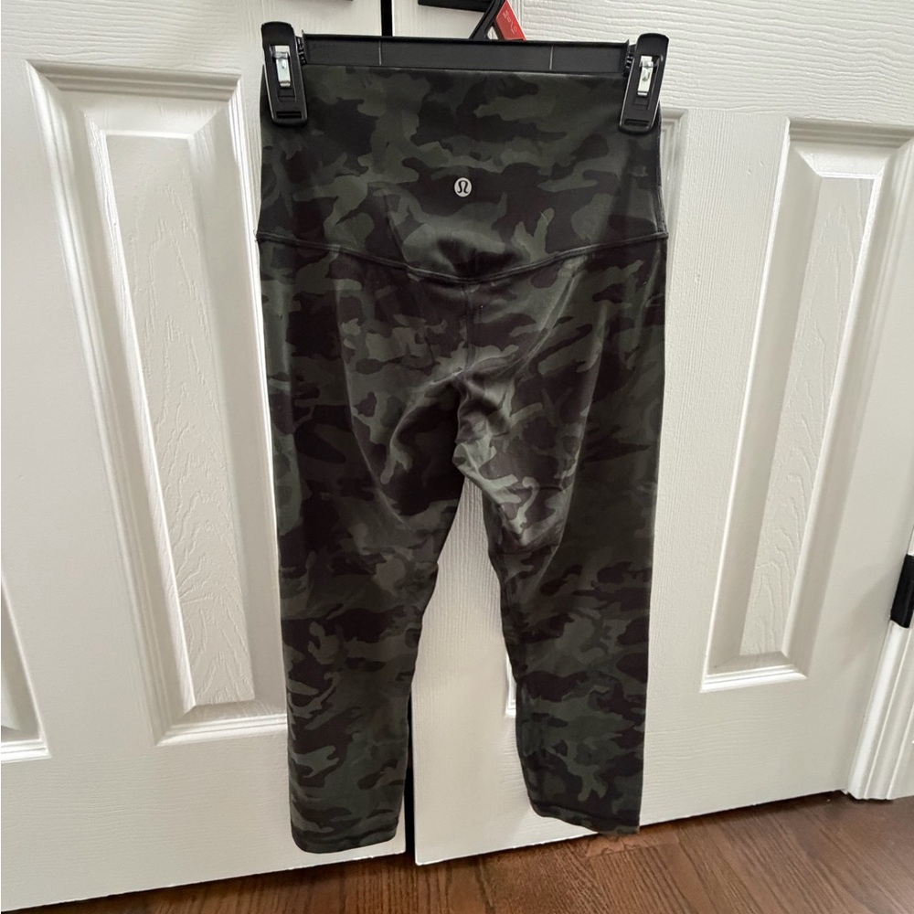 lululemon athletica women  Camo Leggings - Olive and Black